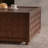 Farmhouse Coffee Table with Storage, Large Square Coffee Table for Living Room, Brown
