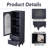 63''Tall Storage Cabinet With 2 Drawers,Blue Floor Cabinet With Glass Door For Living Room,Modern Cabinet For Kitchen,Bathroom-349804750