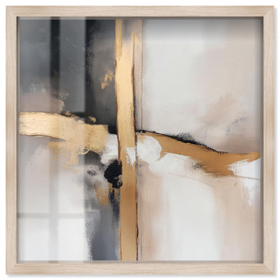 Décoration dorée élégante Golden Hour I par Art Remedy