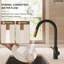 Ensemble de robinet de cuisine double - robinet rétractable et robinet à eau par osmose inversée pour évier de cuisine-131365776