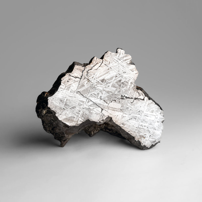 Genuine Muonionalusta Meteorite Slice (2.4 Lbs)