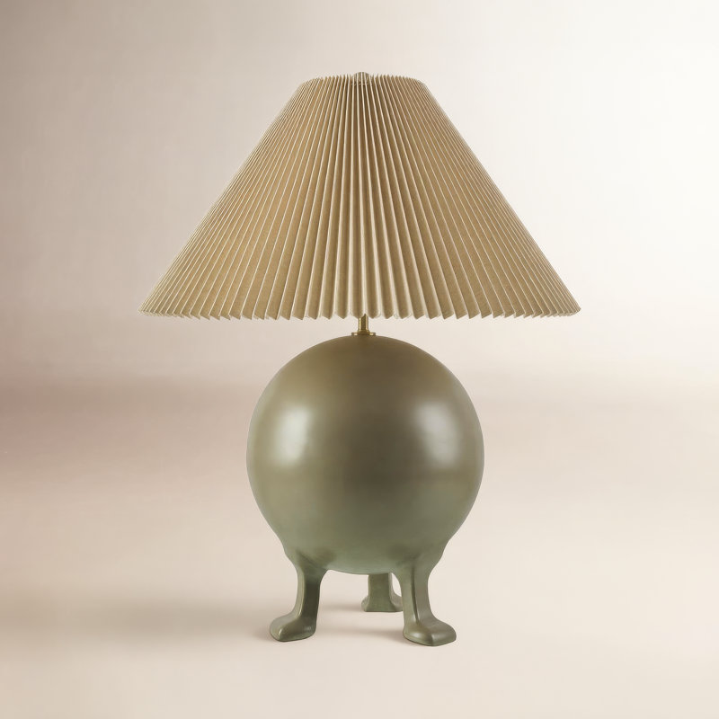 Chakera Accent Table Lamp, Gray