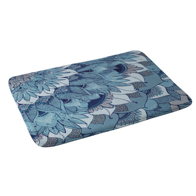Tapis pour salle de bain en mousse rosebud studio
