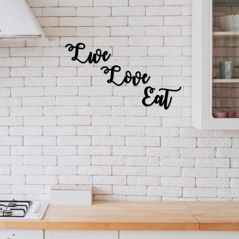 Wall Decor, Live Love Eat