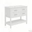 Meuble-lavabo 36 po avec lavabo en céramique, plateau basculant et 2 tiroirs pleine extension-1259999425