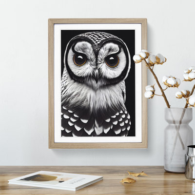 Welcoming Owl - Wrapped Canvas Print