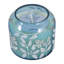 Bougie décorative florale parfumée au jasmin pour le décor du salon - Bougie en cire de soja en verre moderne pour table basse, bibliothèque ou chambre à coucher