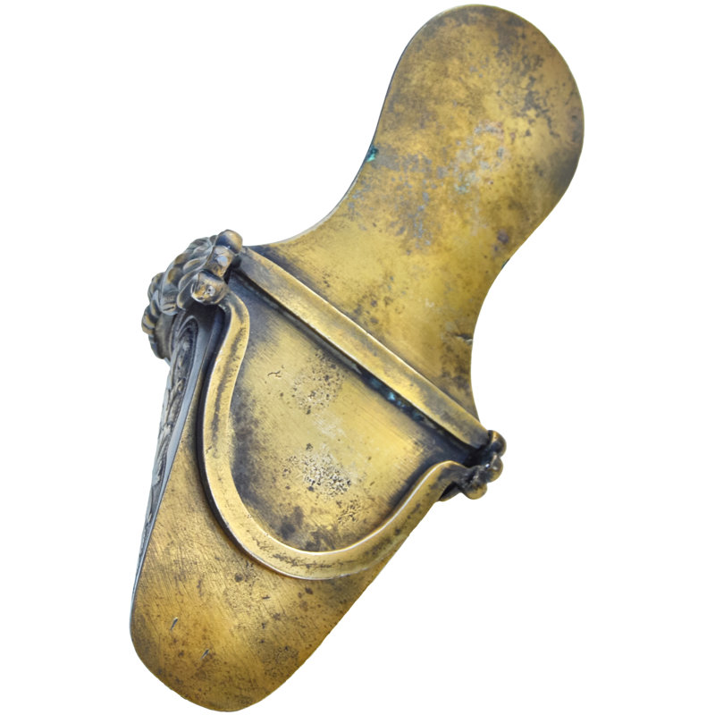 Early 20th Century Spanish Colonial Brass Horse Slipper Stirrup Accent