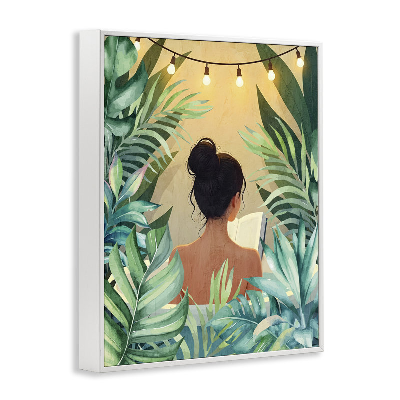 «Twinkle Plant Girl Portrait», estampe numérique, conception de Kim Allen, H 14 po x l 11 po