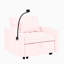 Fauteuil-lit convertible 3-en-1 ajustable, poches de rangement latérales multiples pour économiser de l'espace-1573818474