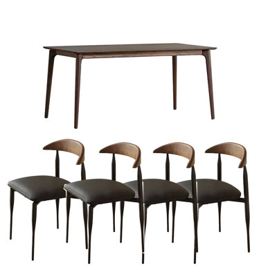 Modern simple solid wood table set