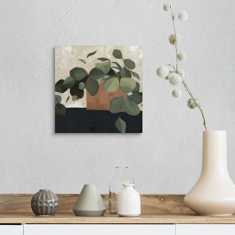 Jade Hoya II, art mural sur toile, Toile tendue, H 12 po x l 12 po