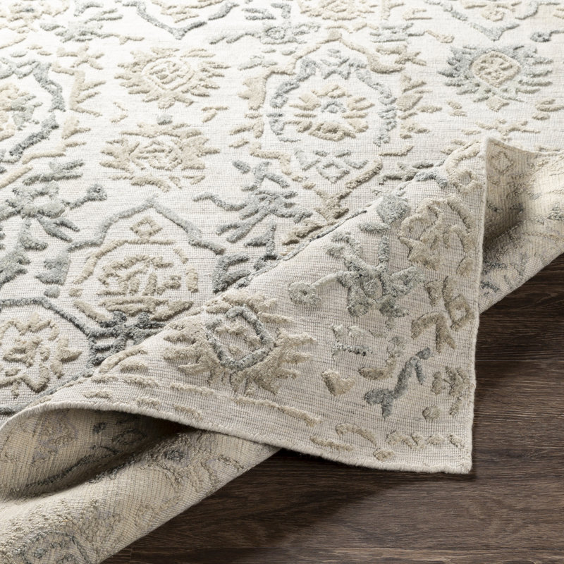 Floral Indoor Rug, Rectangle 2' x 3'