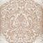 La Scala Damask Swag 88" Window Valance in Gold