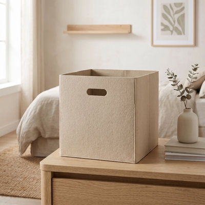 Collapsible Felt Storage Basket