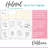 12 Piece Lemon Recipe Divider Set