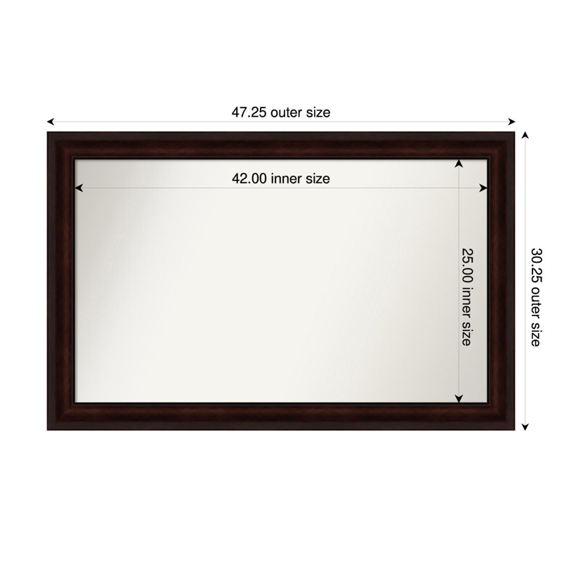 Miroir mural Nathian, 30,25 po x 47,25 po