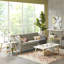 Table basse pratique - Structure, plateau et tablette de rangement Cadre moderne classique élégant avec pièces, contraste deux tons naturel, assemblage requis, disponible-1327075020