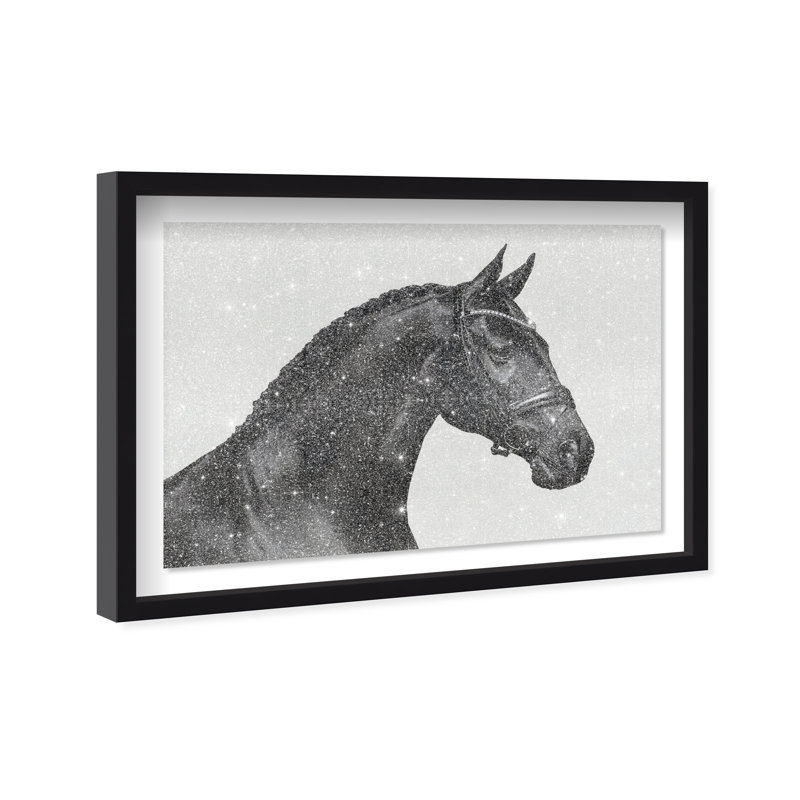 Midnight Majesty I Framed Graphic Art, 25.5"H x 37.5"W, Black Shadowbox