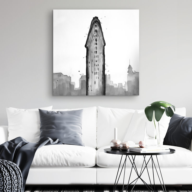 Flatiron building - 32"x32" art on canvas