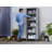 Sparkle Resin Single Storage Cabinet ( 72.6 " H x 25.50 " W x 19.6 " D)
