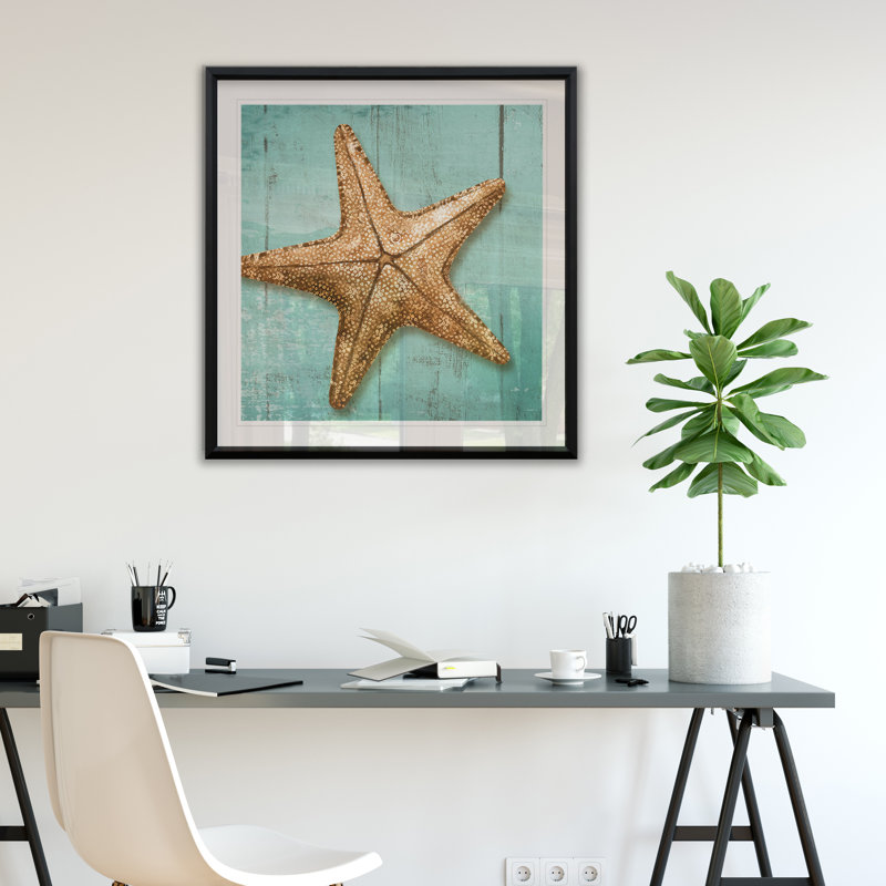 « starfish », impression encadrée, H 30,5 po x l 30,5 po x P 1,5 po