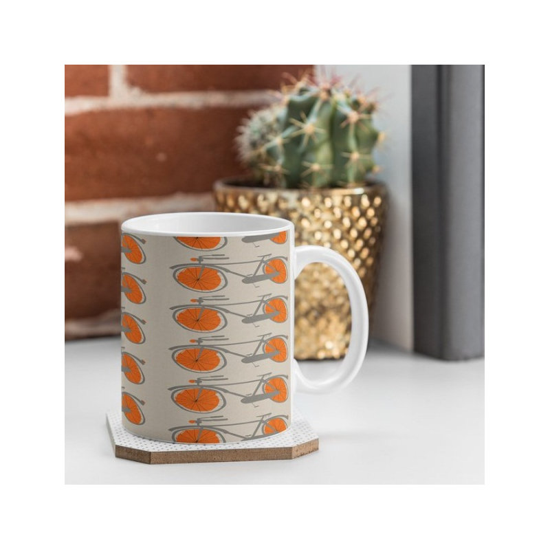 Grande tasse à café bicyclettes