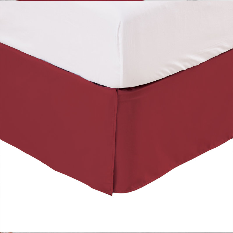 Ensemble d'édredon en microfibre bourgogne / gris Aja 7 pièces, Édredon très grand et 2 taies d'oreiller