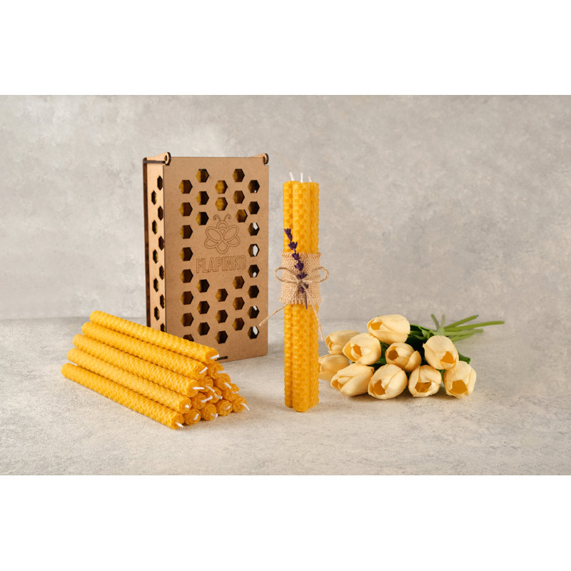Unscented Taper Candle
