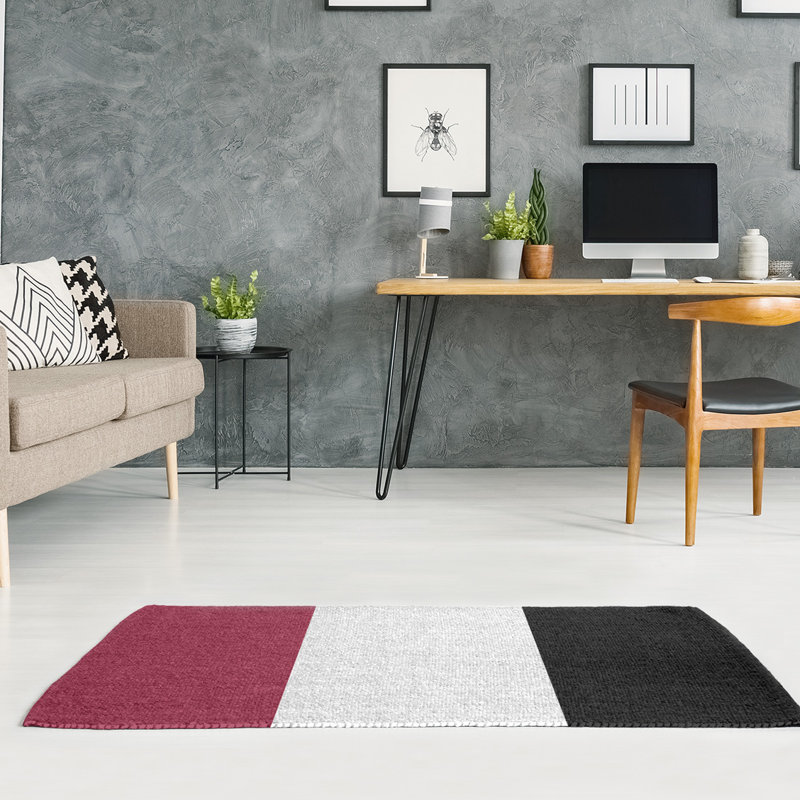 Tapis en poly à rayures de football arizona, Rectangle 2 pi x 3 pi
