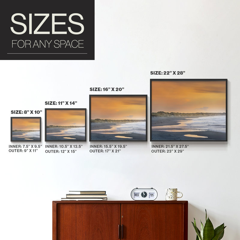 Endless Shores -Framed Print - Restickable