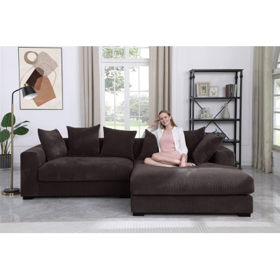 Canapé modulaire rembourré 3 pièces Naomi