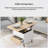 Modern Multi-functional Coffee Table Extendable with Storage