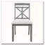 Ensemble de salle à manger extensible 5 pièces avec supports triangulaires (gris)-1895672735-1895672734-1895672737