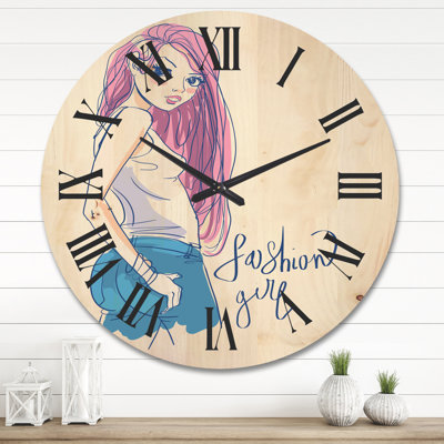 Solid Wood Wall Clock
