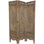 72" x 51" Antique Chest Design 3 Panel Room Divider