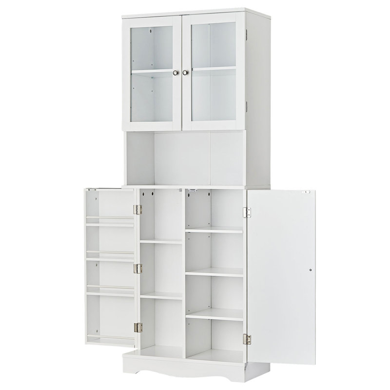 Dossou Freestanding Linen Cabinet