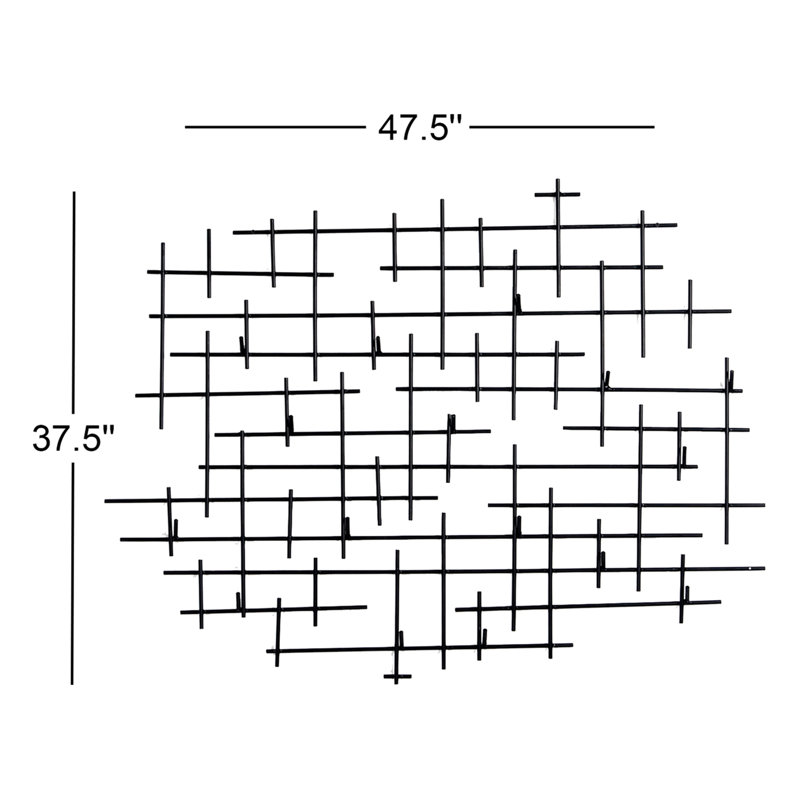 Crossin 16 - Hook Wall Mounted Coat Rack