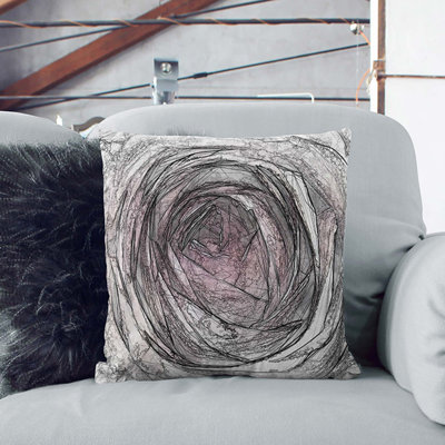 Geometric Square Cushion
