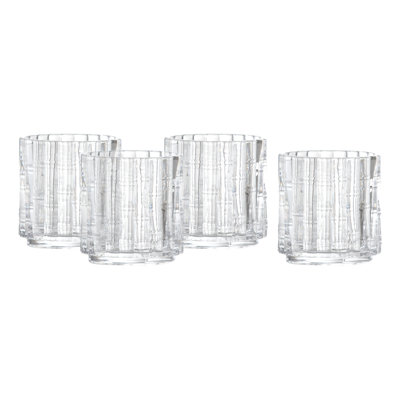 Fortessa Glass, 11 Ounce Double Old Fashioned (Set of 4), Clear