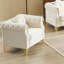 Luxueux canapé Chesterfield en velours avec boutons capitonnés, clous en cuivre et pieds en métal, avec une boucle pour suspendre des ornements-1769779201