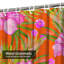 Aquarelle fleur d'hibiscus tropical avec 12 crochets-1740287894