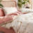 Pink Floral Duvet Cover Cotton Duvet Cover Set Flower Butterfly Comforter Cover Soft Breathable-112560641