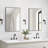 Premium Metal Frame Shatterproof Wall Mount Mirror - FM1-110252846-110252848