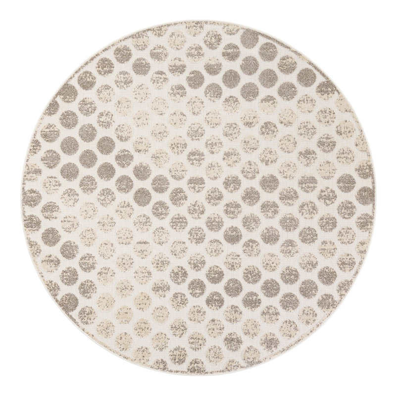 Sabrina Soto Dots Indoor/Outdoor Rug, Round 7'10"