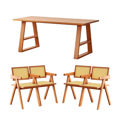Rectangular 31.49'' W Dining Set