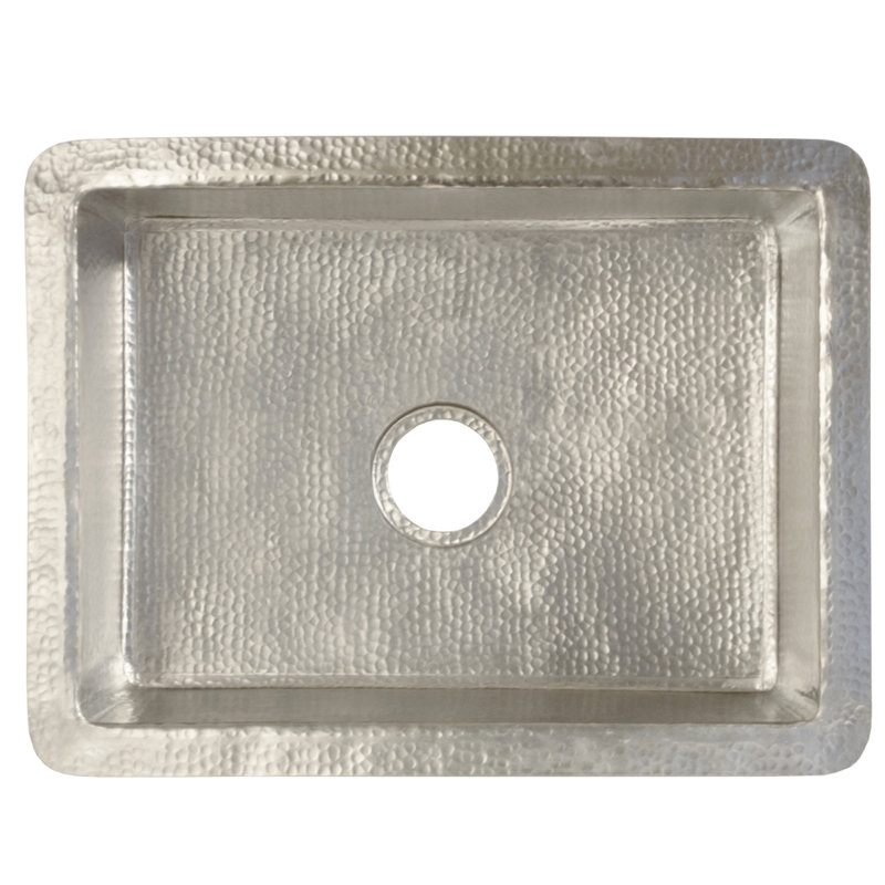 Cocina 24" L x 18" W Undermount Kitchen Sink, Brushed Nickel