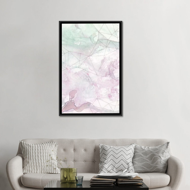 «Centauri I» par Renée Stramel, reproduction sur toile tendue sur châssis, H 48 po x l 32 po x P 1,5 po, Pas de tapis