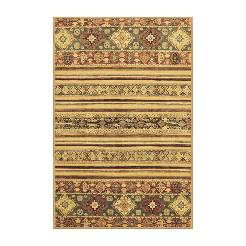 Oriental Indoor Rug, Rectangle 5' x 7'