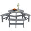 Round 4 - Piece 6 - People 90Cm L Outdoor Table Set